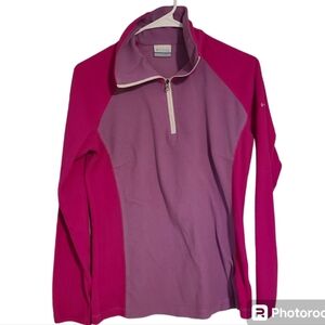 Columbia Woman's Glacial Fleece III lightweight half zip‎ pullover